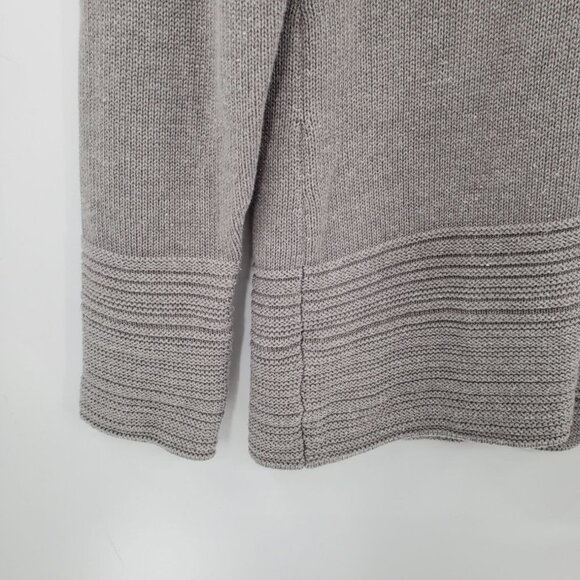 Calvin Klein Womens Cowl Neck Pullover Knit‎ Sweater Sz Medium Gray Long Sleeve - Picture 3 of 9